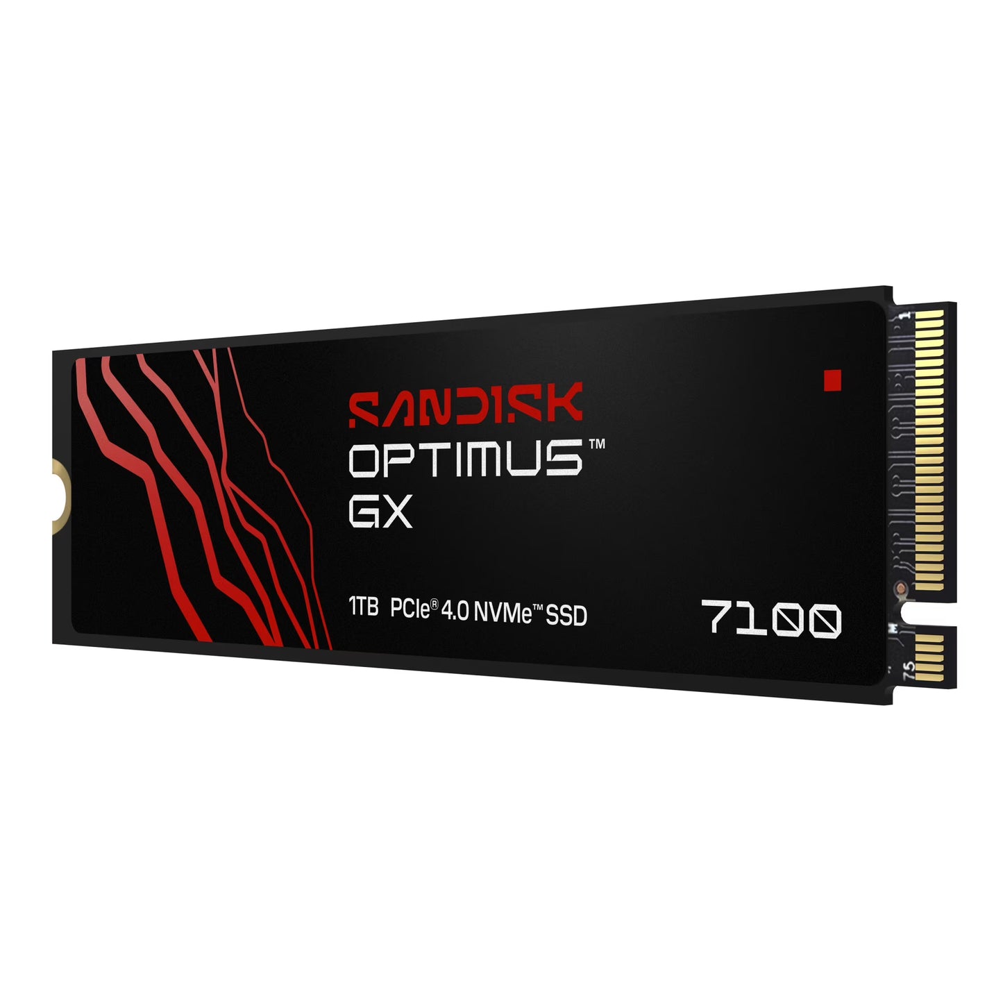 SANDISK Optimus GX 7100 NVMe Internal Gaming SSD Solid State Drive - Gen4 PCIe, M.2 2280, Up to 7,250 MB/s