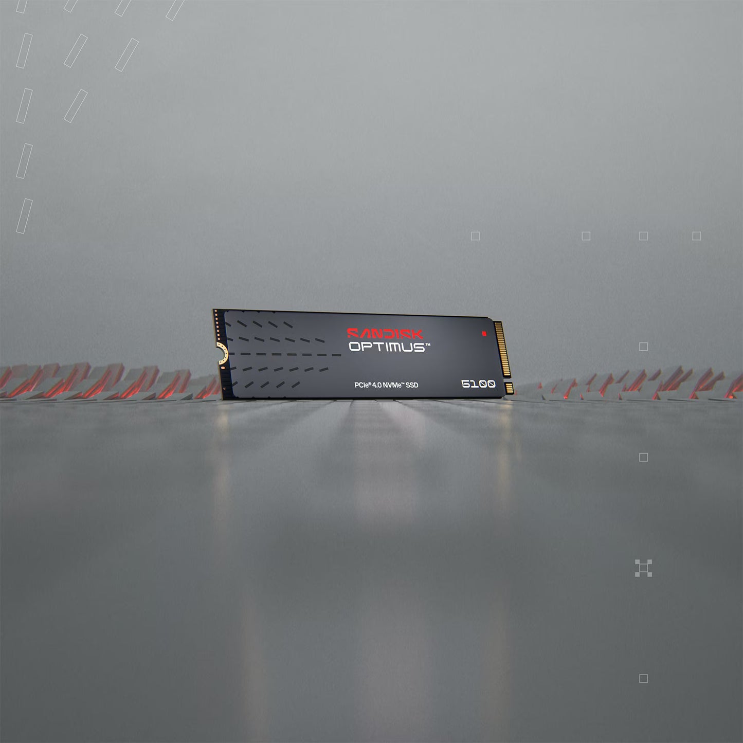 SANDISK Optimus 5100 NVMe SSD - M.2 2280, PCIe Gen 4.0, Internal Solid State Drive - Read Speeds Up to 7,100MB/s, Upgrade Storage for PC/Laptops
