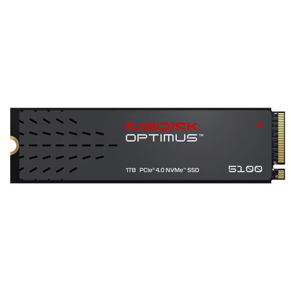 SANDISK Optimus 5100 NVMe SSD - M.2 2280, PCIe Gen 4.0, Internal Solid State Drive - Read Speeds Up to 7,100MB/s, Upgrade Storage for PC/Laptops