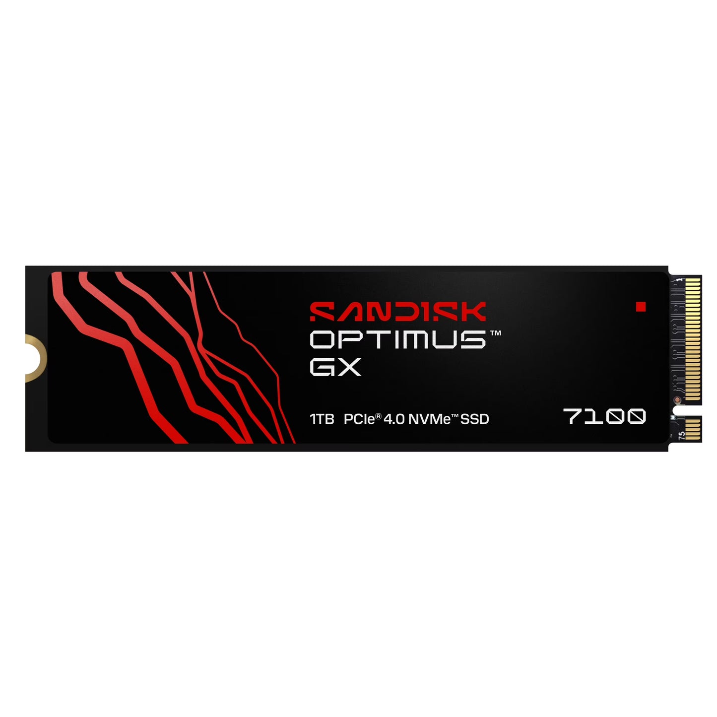 SANDISK Optimus GX 7100 NVMe Internal Gaming SSD Solid State Drive - Gen4 PCIe, M.2 2280, Up to 7,250 MB/s