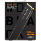 WD_BLACK 500GB SN770 NVMe SSD Internal SSD, Gaming - WDS500G3X0E-00B3N0